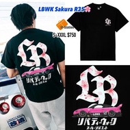 日本代購 LBWK🚗Liberty Walk 🌸 Sakura Cherry Blossoms Logo R34 R35 Tee