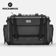 【มาถึงใน 3 วัน】ROCKBROS Rear Seat Motor Bag Universal Portable Big Capacity Riding Bag 2 In 1 Stable