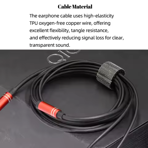 QIGOM Wired Earphone HIFI MX500Pro 15.4MM Dynamic Headset 32Ω 109dB With/Without Mic Flat-head Earbu