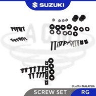 ❖SUZUKI RG RGV 110 Sport Full Set Body Cover Set Screw Set and Nut Set Skru RG110 RGV120 Handle Body Windshield