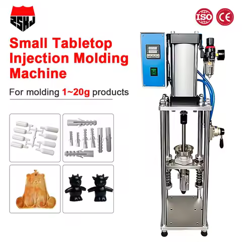 20g Vertical Injection Molding Machine Desktop Polymer Plastic Injection Molding Machine USB Power S