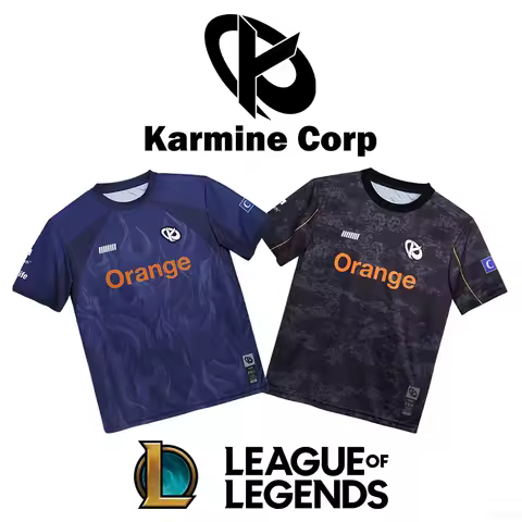 Karmine Corp Esports Club 2025 Uniform Jersey League of Legends KCorp Team Training Jersey Unisex T-
