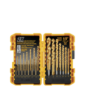 Global House DEWALT ชุดดอกเจาะเหล็กไทเทเนียม 21 ชิ้น DW1361 รับประกันของเเท้