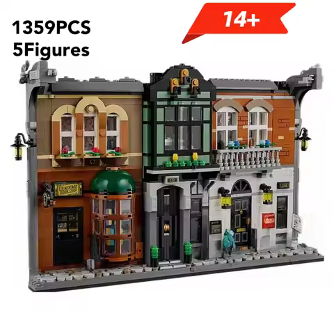 Creative Sherlock Book Stand Model Compatible 10351 Building Block Bookends Bricks For Kids Holiday 