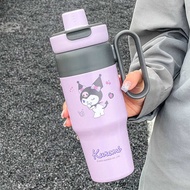 tumbler tahan sejuk budak botol air tahan sejuk kuromi tumbler with straw Tupperware kulomi ice mast