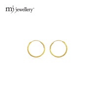 FY7 MJ Jewellery 916/22K Gold Earrings S77C