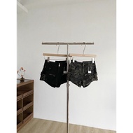 Trendy 2025 American Hot Girl Women Shorts y2k Fashion Denim Overalls Autumn Pocket Style Millennium