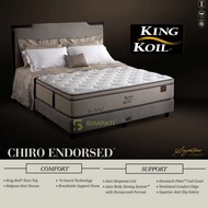 King Koil Chiro Endorsed New Series 180x200 - Kasur Tanpa Divan/Sandaran