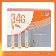10/50PCS Beauty needle 34G1.5mm 34G2.5mm 34G4mm 34G6mm Disposable needle 一次性针头 Local delivery