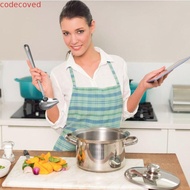 CODECOVED Drizzle Sauce Spoon, Stainless Steel Long Handle Gravy Ladle, Scoop Rust-proof with Spout 
