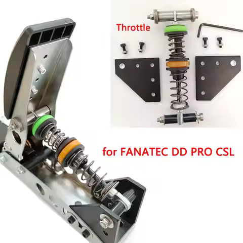 For FANATEC DD PRO CSL Pedal Simulated racing Modification Pedal Brake Throttle Adjustable Damping M