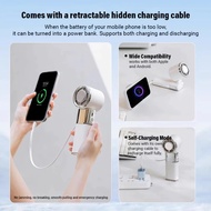 ZEELOT MF119 9000MAH HANDHELD FAN-WHITE (29725)