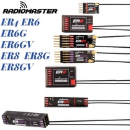 Radiomaster Pwm Receiver Er4 4ch/er6 Er6g Er6gv 2.4g 6ch/er8 Er8g Er8gv 8ch Crsf Expresslrs 2.4ghz 1