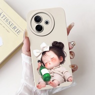 สำหรับ Vivo Y39 5G เคส V2436หรูหราสีลูกกวาดครอบ TPU นุ่มเคสสำหรับ Vivo โทรศัพท์ Vivo Y300i Y 39 Vivo