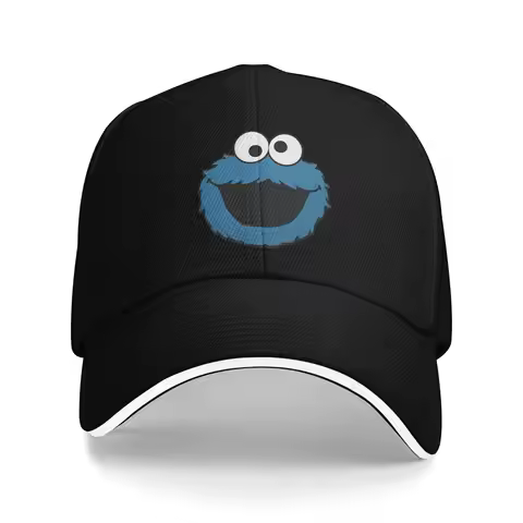 Cookie Monster Sesames Baseball Caps Hip Hop Cartoon Sandwich Caps Men Women Adjustable Dad Hat Outd