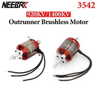 NEEBRC 3542 920KV 1400KV Outrunner Brushless Motor 2-4S For RC FPV Racing Drone Fixed-Wing Airplane