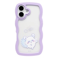 【Direct From Japan】Chiikawa iPhone 16 Exclusive Case - Wavy Case (Lavender/Flying Squirrel)