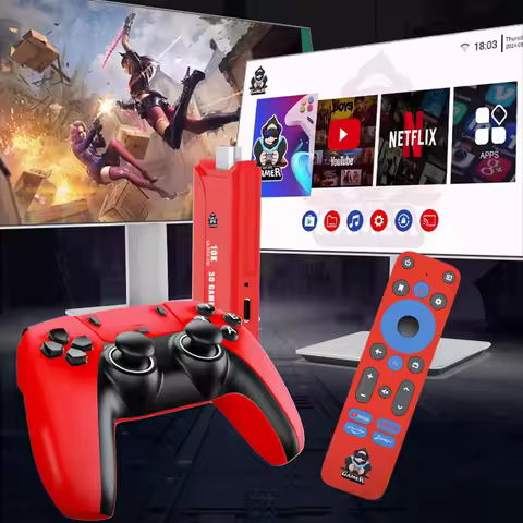 G1 Dual System 8K WIFI 2.4G/5G 3D Game Stick Retro Video Games Console Android 13.0 Game TV Box 64G 