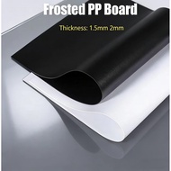 White PP Frosted Board Black Plastic Sheet 100~300mm Model Board DIY Model Material Thickn 1.5/2mm