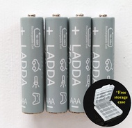 «IKEA» LADDA Rechargeable Battery ▌ HR6 AA 1.2V / HR03 AAA 1.2V ▌ Bateri dicas semula (Made in Japan