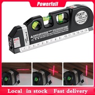 8ft Laser Level laser measure Line Laser Measurement Tape Ruler Adjusted Standard and Metric Rulers