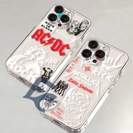 (FC03) Transparent Case clear case MotiF Band Metal for Oppo A15 A16 EK A17 K A18 A3S A39 A31 A38 A3