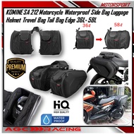 KOMINE SA-212 Motorcycle Waterproof Side Bag Luggage Helmet Travel Bag Tail Bag edge 36L- 58L