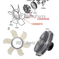 4D56 Radiator Cooling Fan Clutch For Mitsubishi Montero Pajero Sport KH4W KS3W L200 Triton KB4T KJ3T