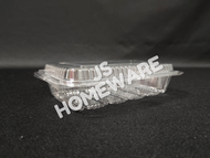 Kuih Container OP-1H / Disposable Plastic Clear Bakery Container (100pcs±) / OP1H / OP 1H