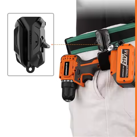 2023 Heavy-Duty Tool Hoster Set Wearable Waist Pack Electric Drill Bag Metal Parts Fishing Travel To