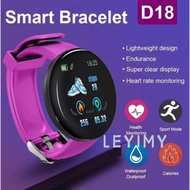 D18 Bluetooth Smart Watch Men Women Blood Pressure Smart watch Sport Tracker Pedometer Smart Watches For Android IOS