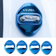 For 4PCS Car Door Lock cover Protect Car accessories for Honda VEZEL HR-V HRV Car sticker 2021 2022 
