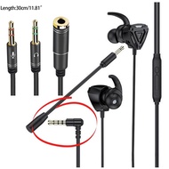 Tai Nghe Gaming GM6 3.5mm âm thanh super bass 9D có dây cho điện thoại máy tính mic thu âm chơi game