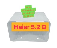 ช่องฟรีซ Haier 5.2 Q กว้าง34.5cm.สูง20.6cm.ลึก26cm.แถมท่อแคปทิ้วใช้กับตู้เย็น5.2คิว