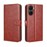 Vivo Y16 Case Wallet PU Leather Back Cover Casing Vivo Y16 VivoY16 Phone Case Flip