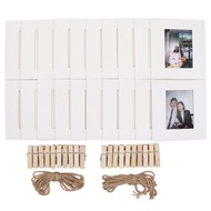 Ablus 20Pcs Paper Photo Frame Set for Fujifilm Instax Mini 7s 8 8+ 9 25 26 50s 70 90 Instant Camera 