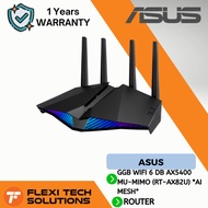 Flexi Tech ROUTER ASUS GGB WIFI 6 DB AX5400 MU-MIMO (RT-AX82U) *AI MESH*