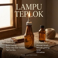 lampu ublik teplok botol -lampu minyak tanah - lampu emergency - lampu minyak