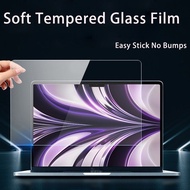 Soft Glass Film For Apple MacBook Air 13.6 inch M2 A2681 2023 Pro 14 16 M3 2021 2020 A2337 A2179  M1