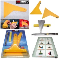 QILI Scrapper Set Sticker Leveling Tool + Cutter and Cutter Filler Sticker Tool Sticker Leveling/