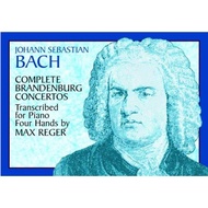 J S BACH Complete Brandenburg Concertos Piano Four Hands