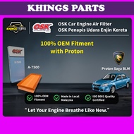 Proton Saga BLM 2008 - 2015 Car Engine Air Filter Penapis Udara Enjin Kereta OSK Air Filter A-7500 P