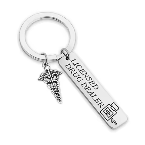 New Pharmacist Gift Funny Keychain Pharmacy Student Gift Pharmacy School Graduation Gift Simple Crea