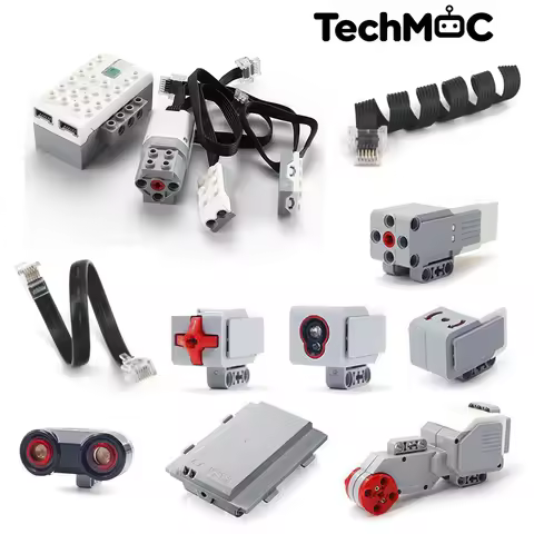 SC3.0 Programming Robot Motion Sensors Building Blocks Compatible with EV3 Large Servo Motor Sets 45