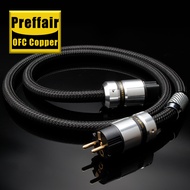 Preffair EU/US AC Power Cable C19 20A Schuko Audio power supply cable hi-end eu Shuko Power Cord 12A