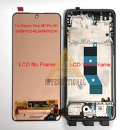 6.88ดั้งเดิม "สำหรับ Xiaomi Poco M7 5G 24108PCE 2I กรอบหน้าจอแอลซีดีหน้าจอสัมผัสแผง6.67" สำหรับ Xiao