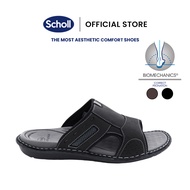 SCHOLL Mens Slip-On Sandals Toby Model 1M-B264 Sandal Ortopedik Lelaki Plantar Fasciitis Shoes