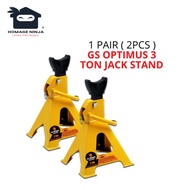🔥PROMOTION🔥 2 Pcs 3 Ton Thickened Car Jack Stand Repair Tool Adjustable Heavy Height Duty Floor Metal Jack Jek Kereta