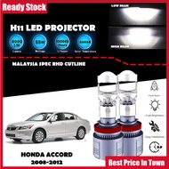 HONDA ACCORD 2008-2012 LED Headlight Lampu LED Kereta Car LED Mini Projector 9005/H11 LED Headlight 