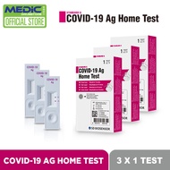 [Bundle of 3] SD BIOSENSOR STANDARD Q COVID-19 AG Home Test Antigen Rapid Self Test (ART) Kit 1 Test - By Medic Drugstore